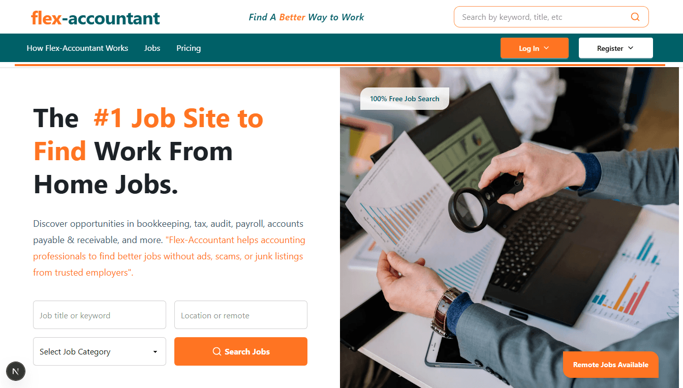 Flex-Accountant Job Portal project by UMAKAN Technologies